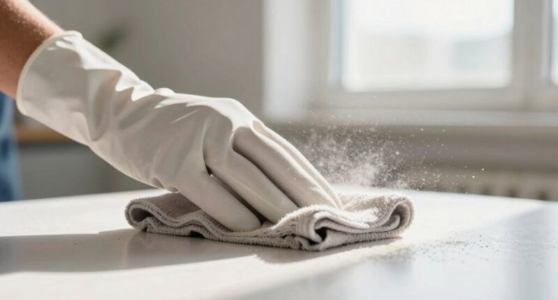 proper dusting technique procedure