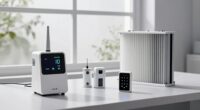 radon and particle risks