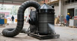 removes airborne contaminants effectively