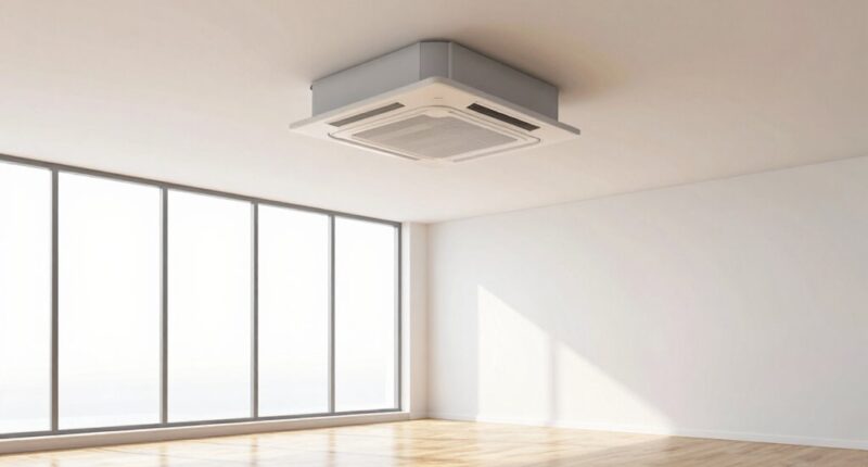 room supports ceiling filtration