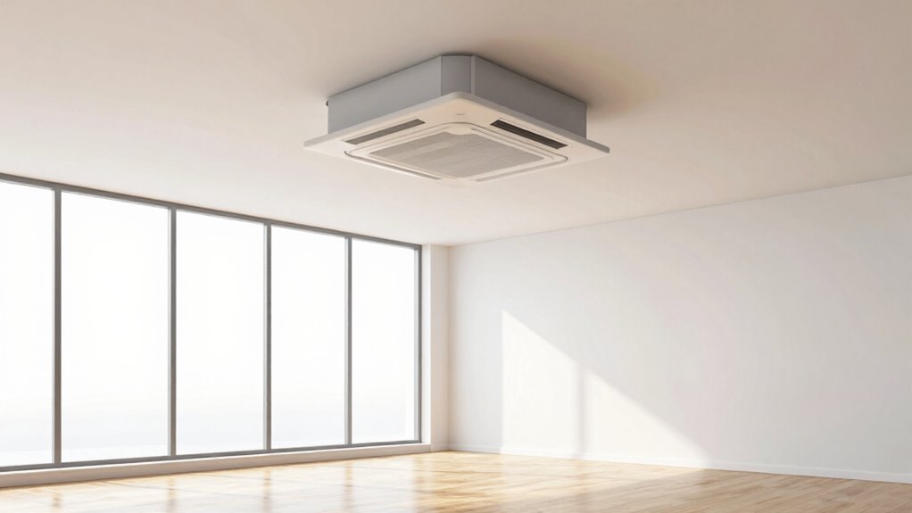 room supports ceiling filtration