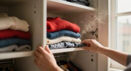 seasonal closet cleaning increases dust