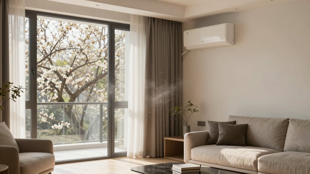 seasonal hvac particle management