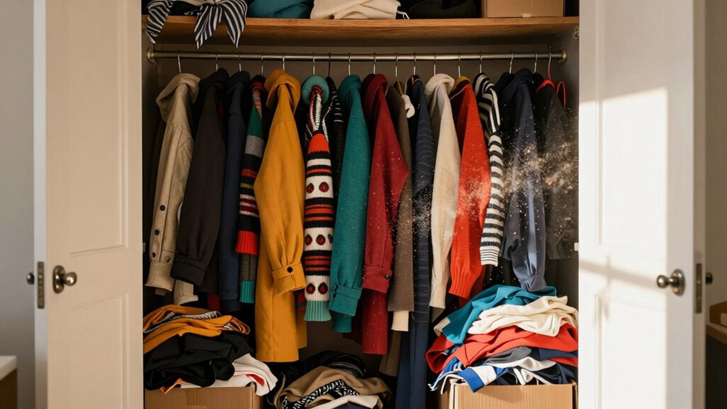 seasonal wardrobe dust management