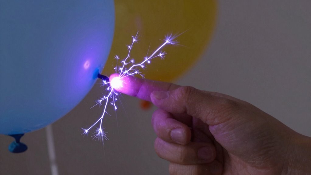 static electricity indicates air dryness