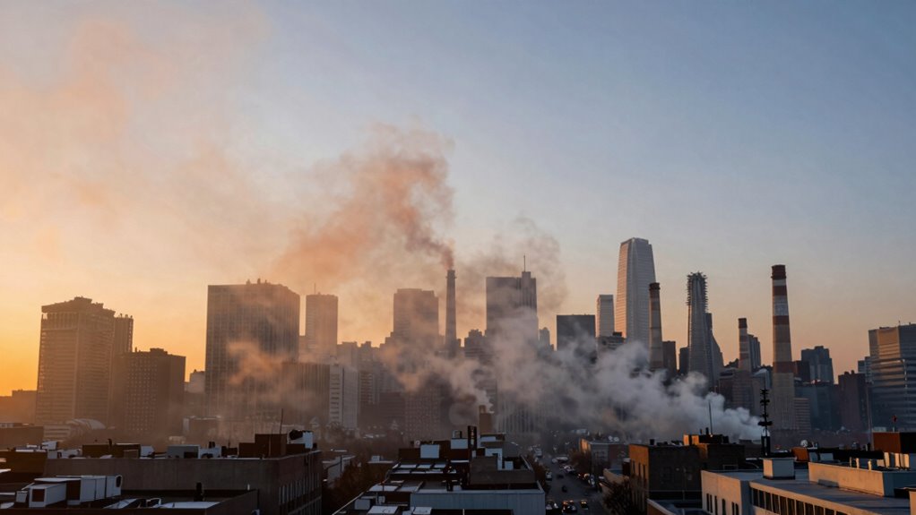 temperature affects pollutant dispersion