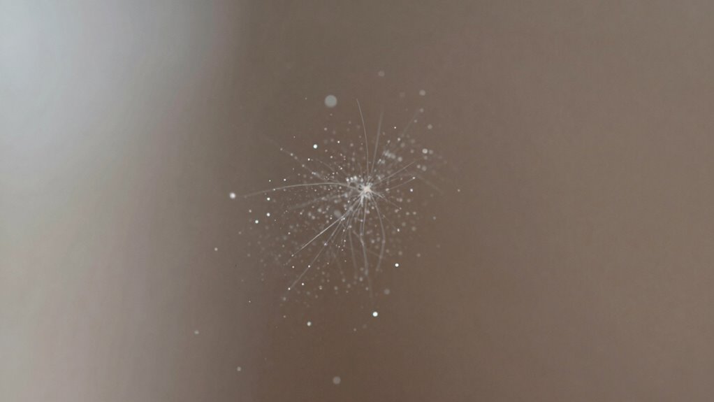 tiny airborne allergen particles