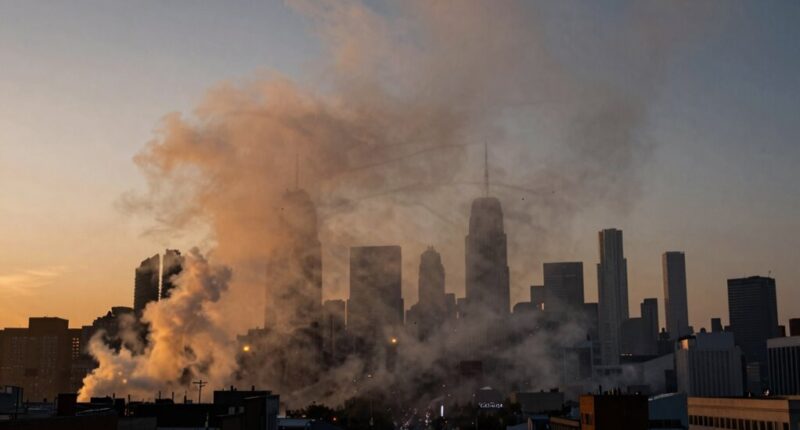 warm air disperses pollutants