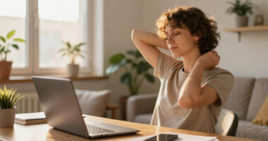 6 Best Yoga Stretches to Do Discretely During a Zoom Meeting