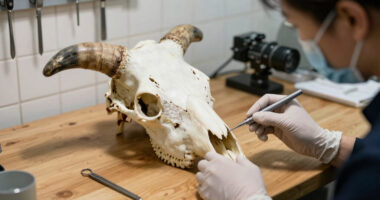 The Cow’s Horn Was Literally Growing Into Its Skull