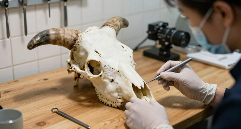 The Cow’s Horn Was Literally Growing Into Its Skull