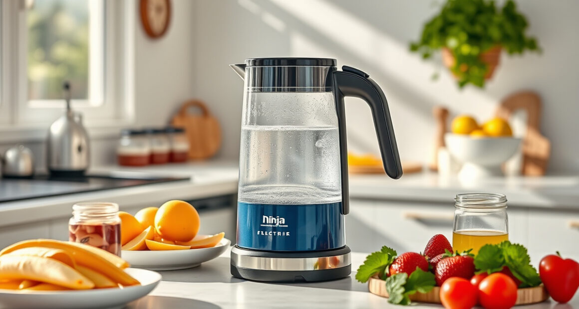 Cool Summer Iced Tea with the Ninja KT200BL Electric Kettle
