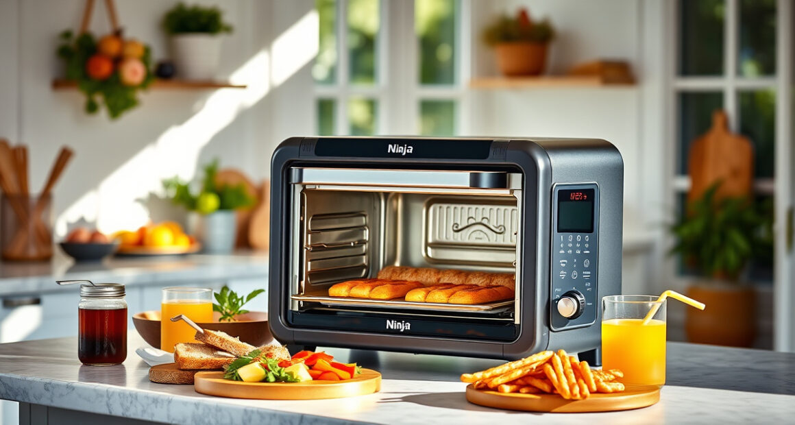 Summer Grilled Veggie Pizza with Ninja Foodi XL Pro Air Oven