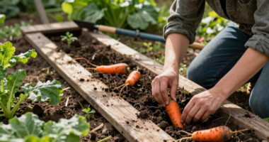 When to plant fall carrots—and how a wooden board can improve your harvest