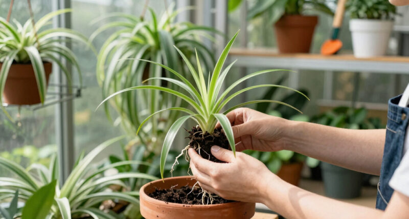 How to propagate spider plants