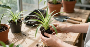 How to propagate spider plants