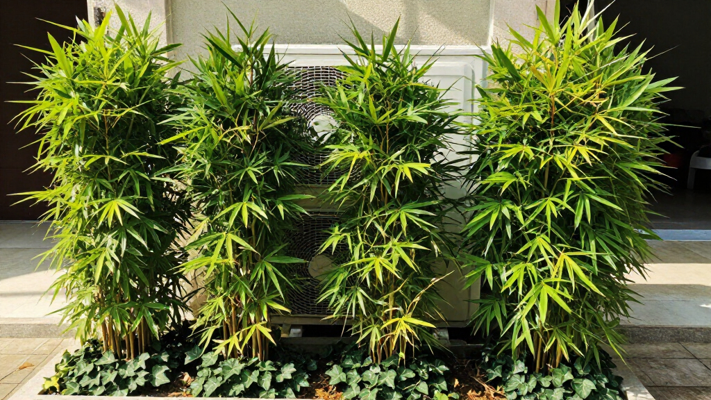 These 5 Fast-Growing Plants Hide AC Units Beautifully And Reduce Sound – Without Blocking Airflow
