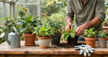 Amal And George Clooney's Greenhouse Shows How To Create A Lush Container Garden In The Smallest Spaces