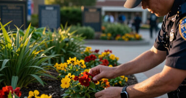 Cleveland Police Hq Memorial Garden In Middlesbrough Surges In Global Coverage