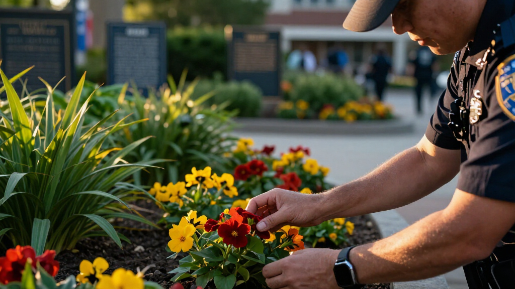 Cleveland Police Hq Memorial Garden In Middlesbrough Surges In Global Coverage