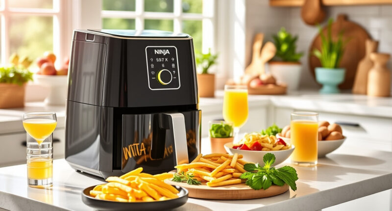 Host Effortlessly with the Ninja 4-Quart Air Fryer at Your Summer Cookout