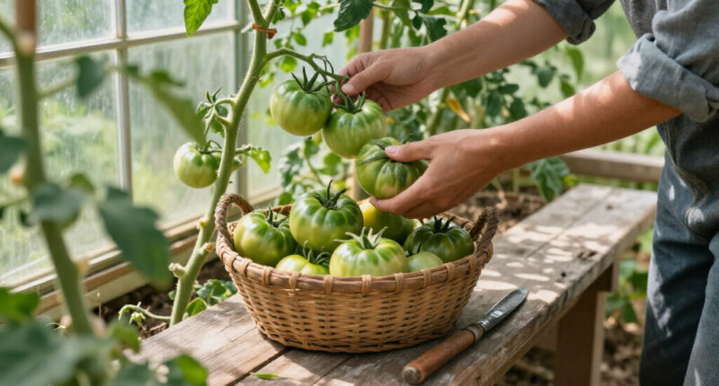 How To Ripen Green Tomatoes Before Frost Hits – Plus The One Trick To Skip