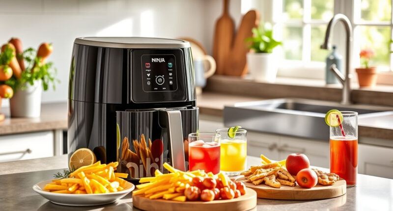 Make Summer Pool Parties Effortless with the Ninja Crispi Glass Air Fryer