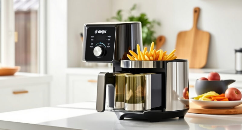 Stay Cool & Crispy Outdoors with the Ninja Crispi Glass Air Fryer