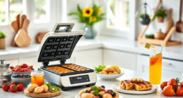 Summertime Belgian Waffles with the Ninja Waffle Maker Pro