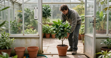 Got Fruit Trees In Pots? This Is The Temperature That Signals It’s Time To Move Them Indoors
