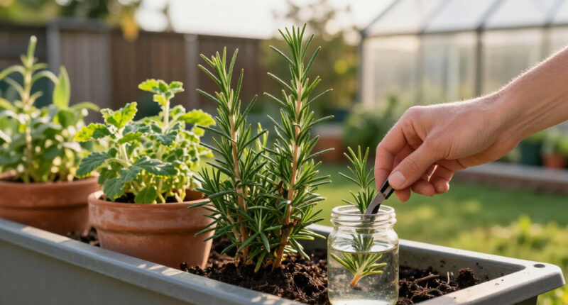 Grow Herbs For Free By Taking Cuttings