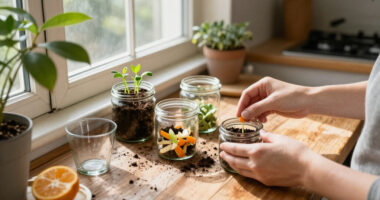 How To Grow Free Plants From Fruit Seeds And Veg Peelings On Your Kitchen Windowsill