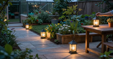 These £10 Solar Lanterns Made Our Garden Look Instantly More Expensive – They're Perfect For Cosy Autumn Evenings
