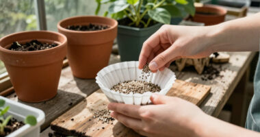 This Coffee Filter Trick Helps Dry Your Freshly Harvested Seeds So You Can Cultivate Bigger Yields Next Year