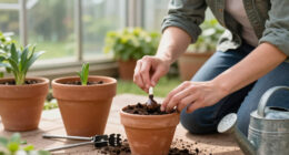 When Planting Bulbs In Pots I Could Never Be Without This Small Tool – It Even Makes Spring Seed Sowing Easier