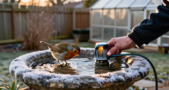 Wildlife Experts Say This Clever Gadget Will Stop Your Bird Bath From Freezing Over This Winter – It’s A Fuss-free Way To Support Birds In Cold Weather